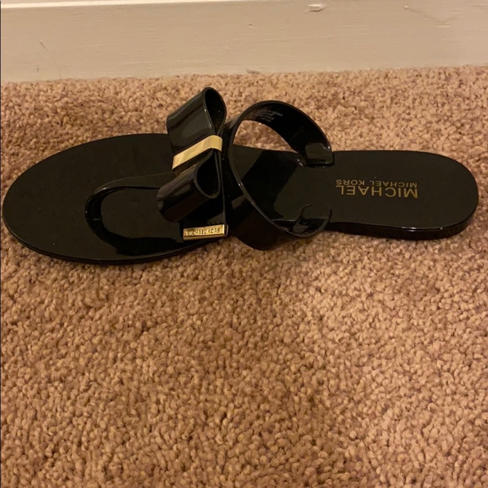 Michael kors jelly bow flip flops - Picture 2 of 4